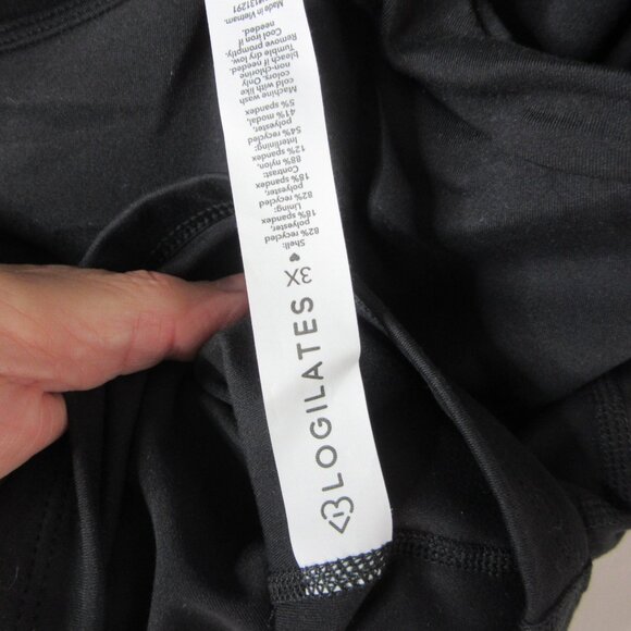 Blogilates Bow Back Tank Top  Active Jet Black Plus Size 3X NWT - Picture 8 of 9